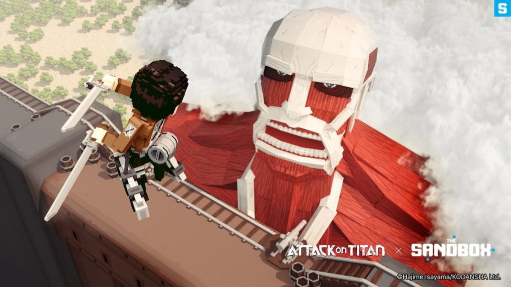 Attack on Titan Expands into The Sandbox Metaverse